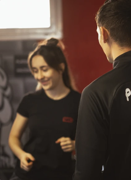 48 Moment de complicité entre Léo-Paul et son athlète pendant le coaching mental